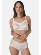 Nohavičky s vyšším pásom FAMOUS EMBROIDERY