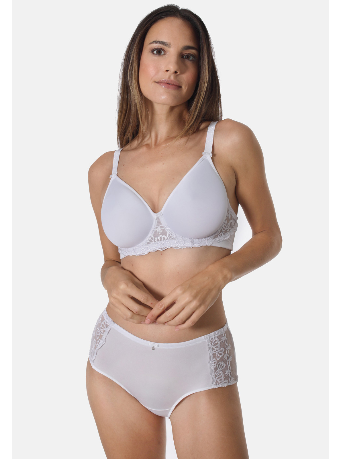 Nohavičky s vyšším pásom FAMOUS EMBROIDERY Nohavičky s vyšším pásom FAMOUS EMBROIDERY