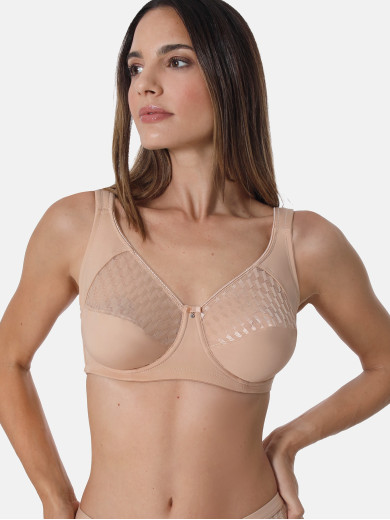 Podprsenka nevystužená GRAPHICAL JACQUARD
