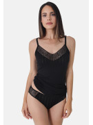 Tielko s úzkymi ramienkami NATURAL STRIPE