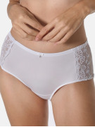 Nohavičky s vyšším pásom FAMOUS EMBROIDERY