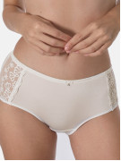 Nohavičky s vyšším pásom FAMOUS EMBROIDERY