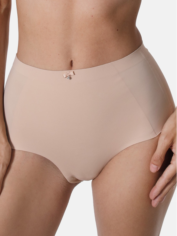 Nohavičky s vyšším pásom BEAUTIFUL EMBROIDERY