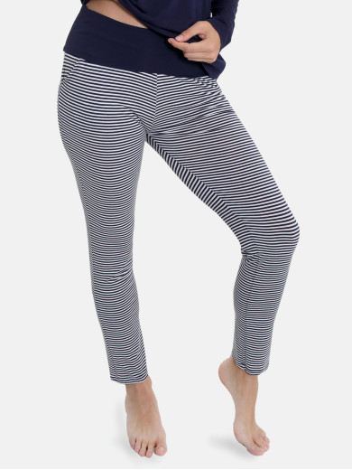 Nohavice joga CASUAL COMFORT STRIPE