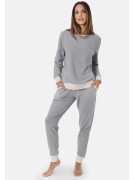 Tričko dlhý rukáv CASUAL COMFORT MELANGE