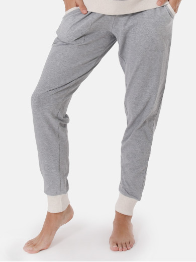 Nohavice joga CASUAL COMFORT MELANGE Sassa 59602