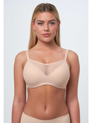 Podprsenka Soft s tylom LUXURY MESH Sassa 6166