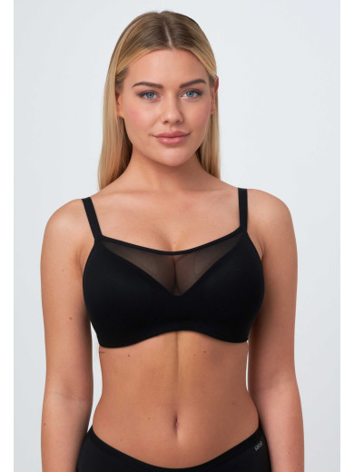 Podprsenka Soft s tylom LUXURY MESH Sassa 6166