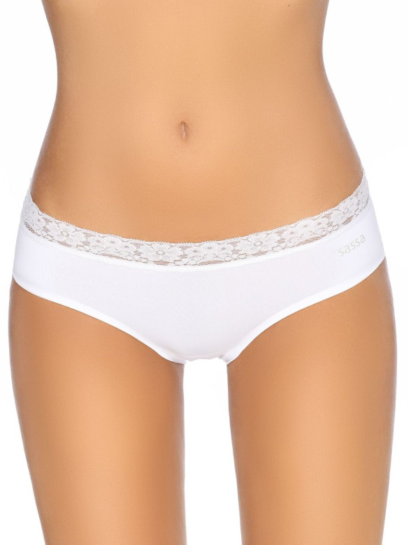 nohavičky s krajkou v páse BONDED MICRO